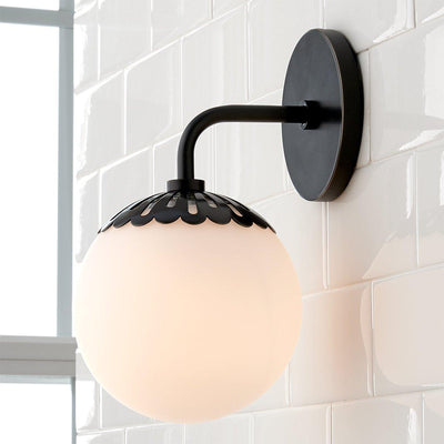 Valentina  Globe Glass Wall Lamp