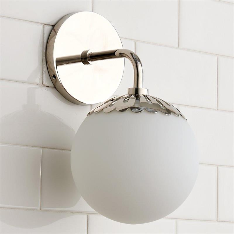 Valentina  Globe Glass Wall Lamp