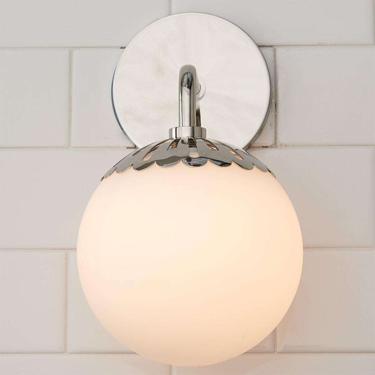 Valentina  Globe Glass Wall Lamp