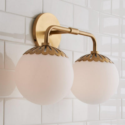 Valentina  Globe Glass Wall Lamp