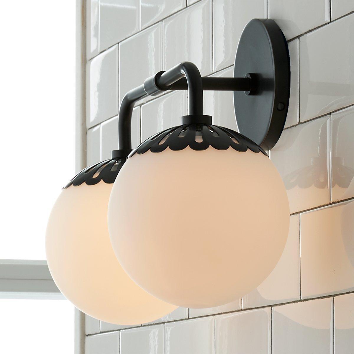 Valentina  Globe Glass Wall Lamp