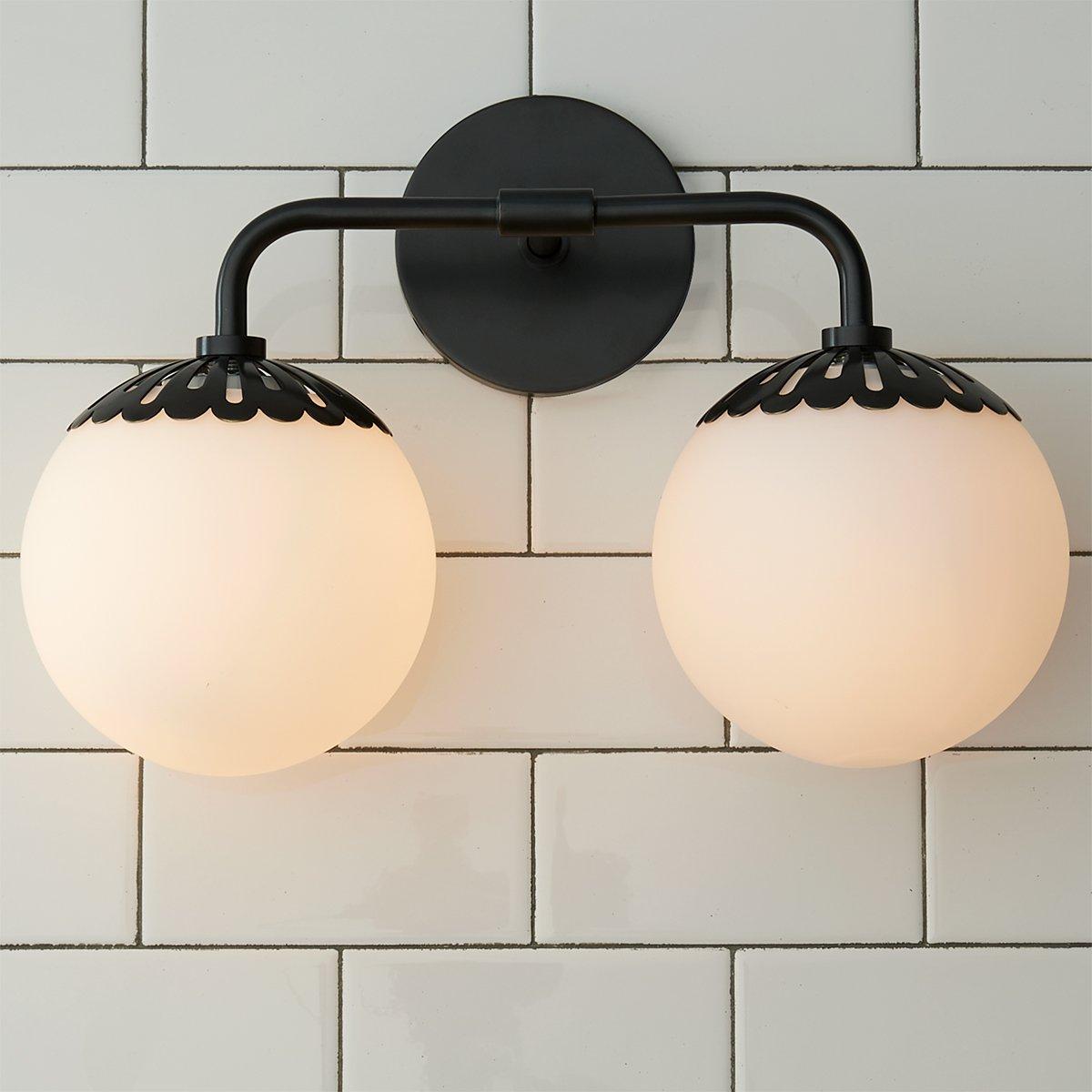 Valentina  Globe Glass Wall Lamp