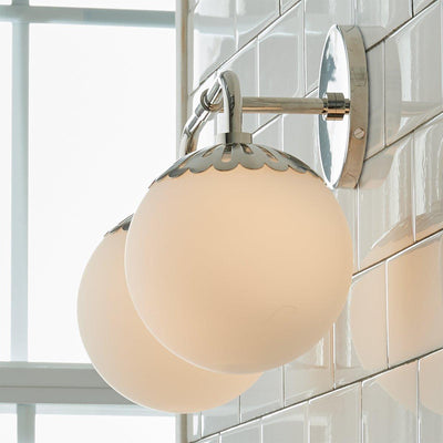 Valentina  Globe Glass Wall Lamp