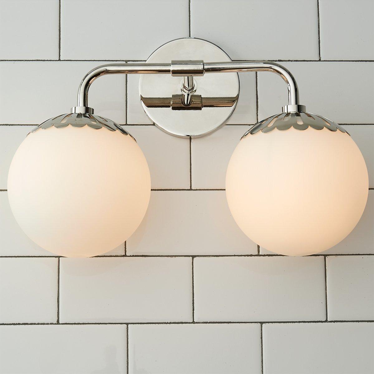 Valentina  Globe Glass Wall Lamp