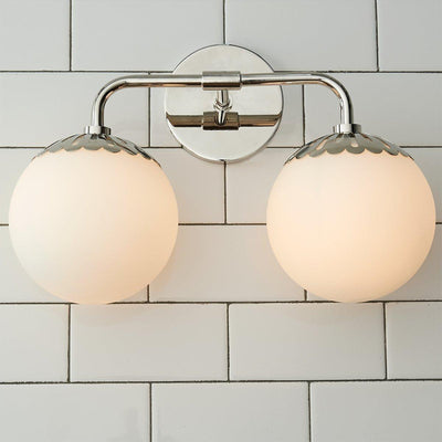 Valentina  Globe Glass Wall Lamp