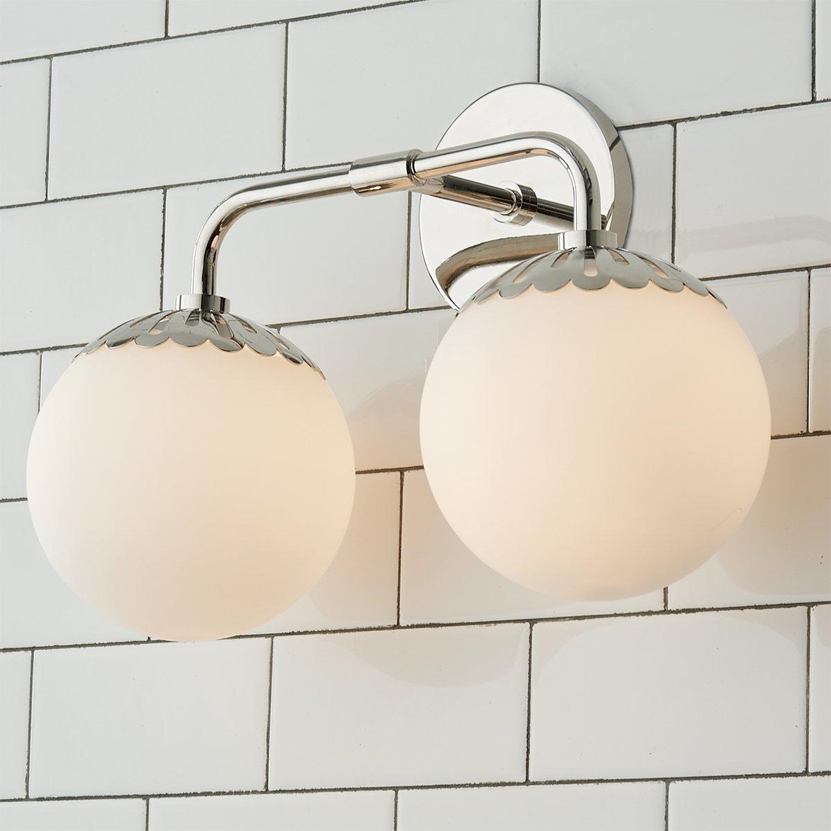 Valentina  Globe Glass Wall Lamp