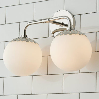 Valentina  Globe Glass Wall Lamp