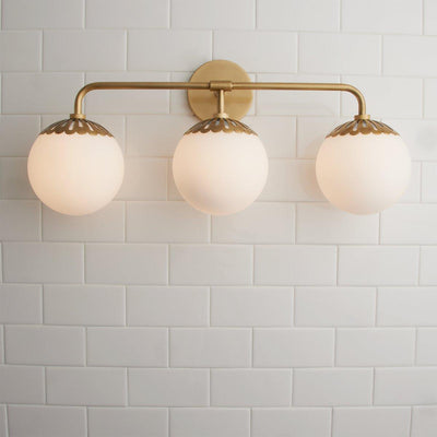 Valentina  Globe Glass Wall Lamp
