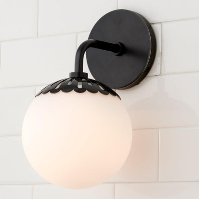 Valentina  Globe Glass Wall Lamp