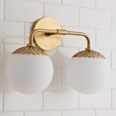 Valentina  Globe Glass Wall Lamp