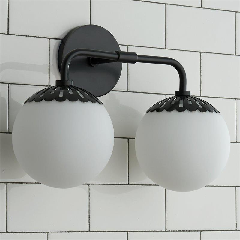 Valentina  Globe Glass Wall Lamp