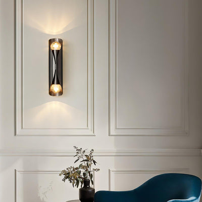 Veyric Diamonds Brass Wall Lamp