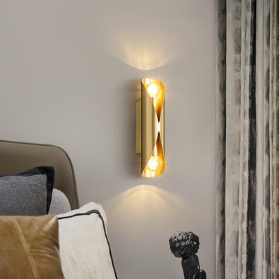 Veyric Diamonds Brass Wall Lamp