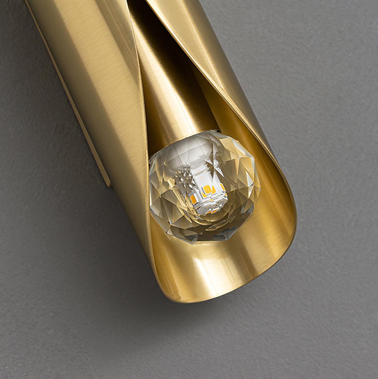 Veyric Diamonds Brass Wall Lamp