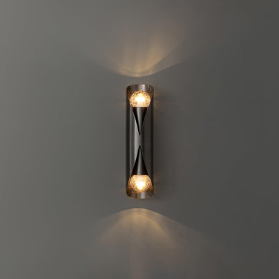 Veyric Diamonds Brass Wall Lamp