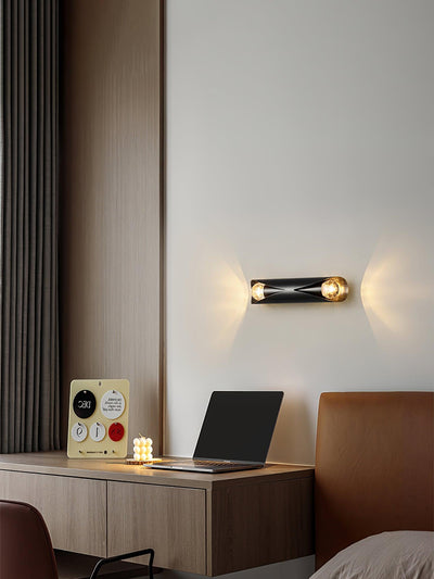 Veyric Diamonds Brass Wall Lamp