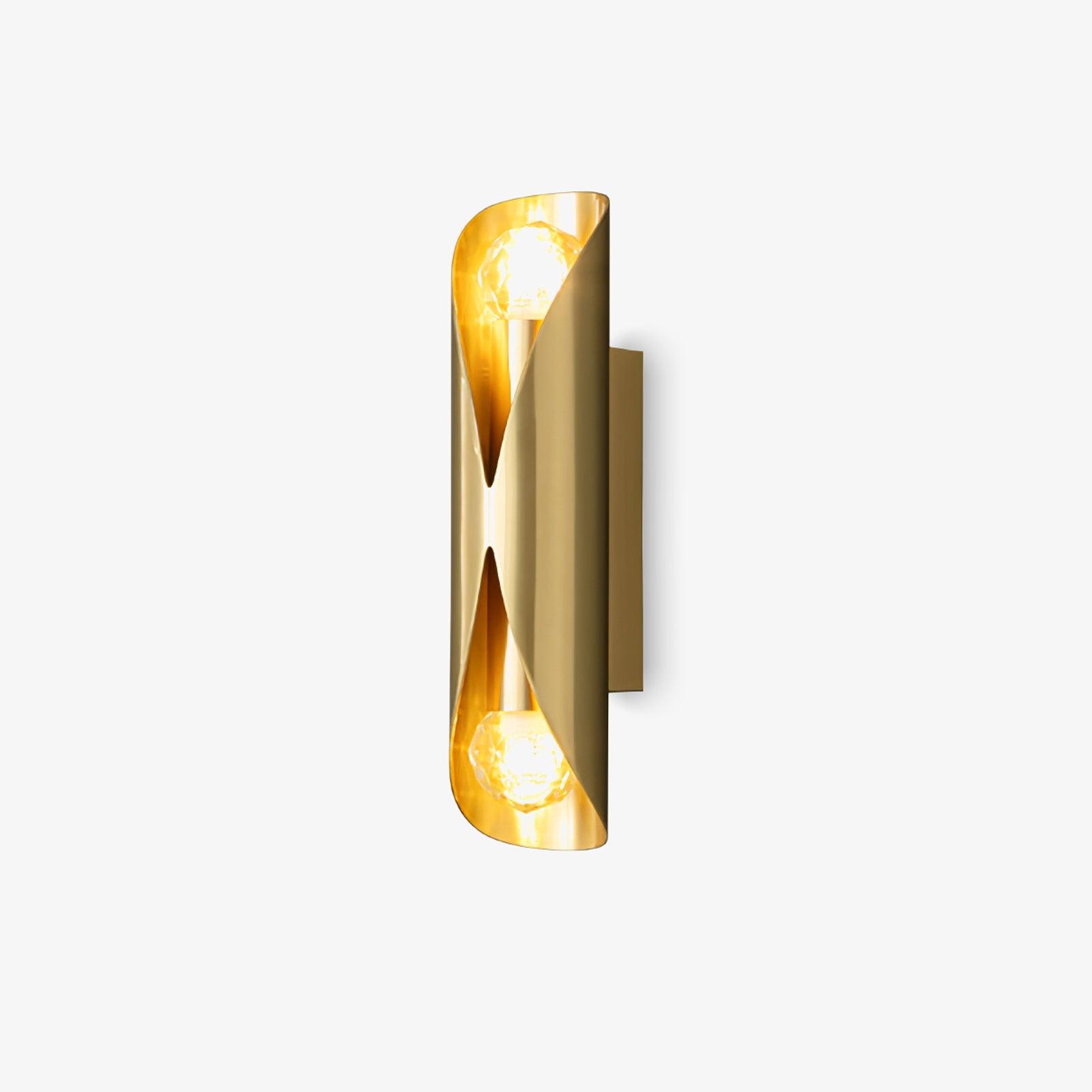 Veyric Diamonds Brass Wall Lamp