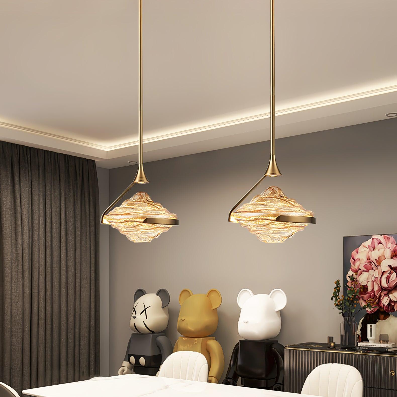 Elyarette Diamond Crystal Pendant Lamp