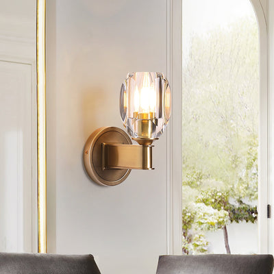 Tostor Wall lamp Premium Nordic Art Diamond Crystal Sconce
