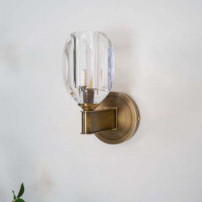 Tostor Wall lamp Premium Nordic Art Diamond Crystal Sconce