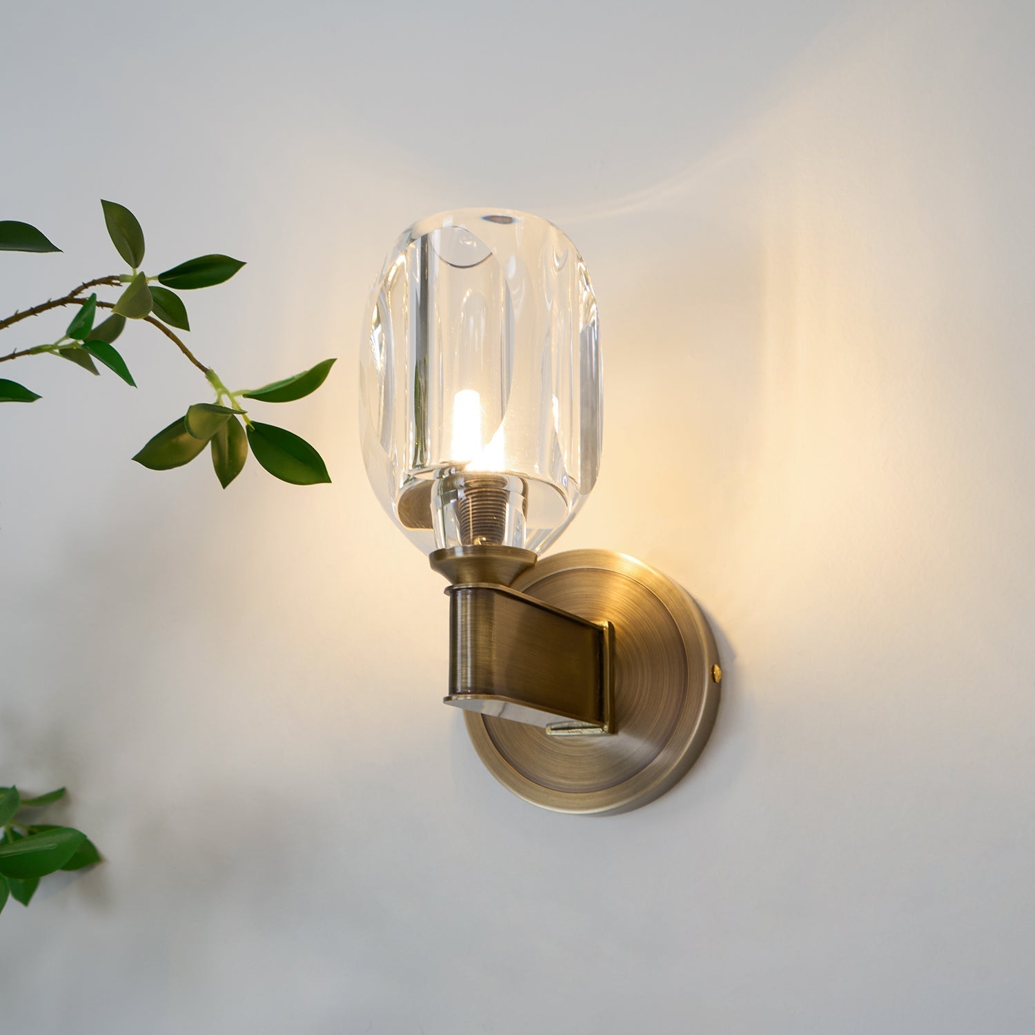 Tostor Wall lamp Premium Nordic Art Diamond Crystal Sconce
