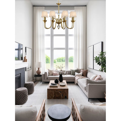 Blur Fabric Chandelier