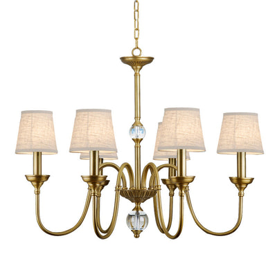 Blur Fabric Chandelier