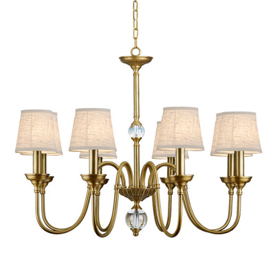 Blur Fabric Chandelier