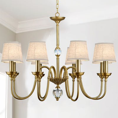 Blur Fabric Chandelier