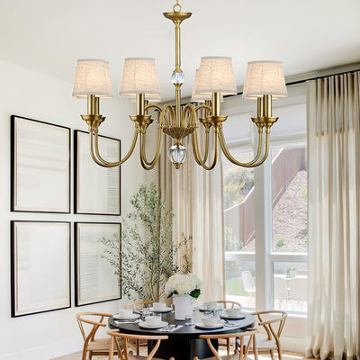 Blur Fabric Chandelier