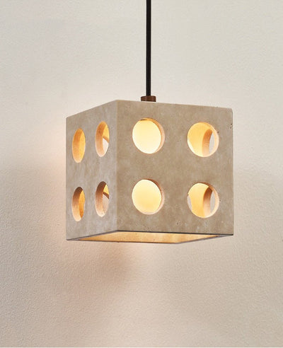 Daxen Travertine Pendant Light