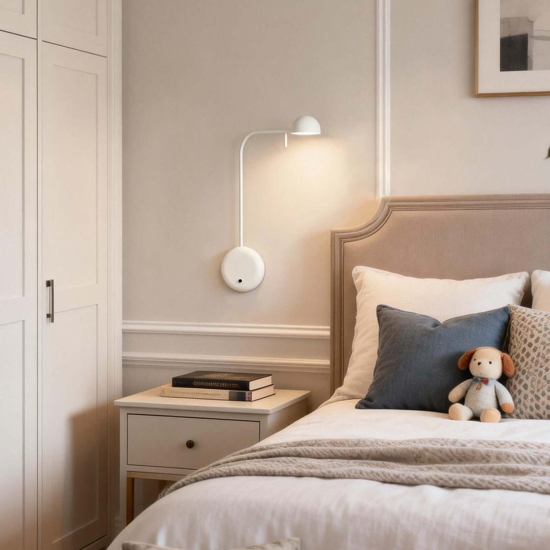 Disc Base Dome Wall Sconce