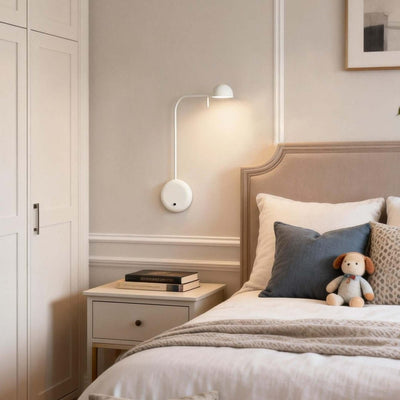 Disc Base Dome Wall Sconce