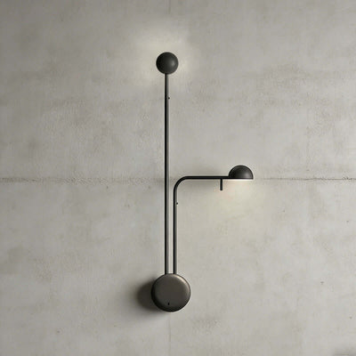 Disc Base Dome Wall Sconce