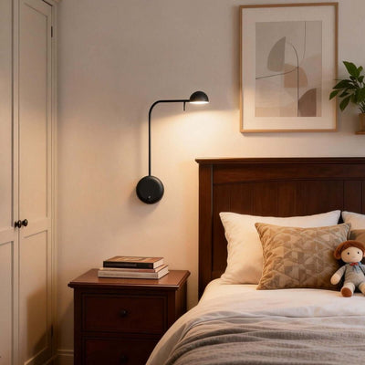 Disc Base Dome Wall Sconce