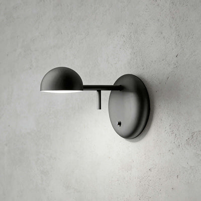 Disc Base Dome Wall Sconce