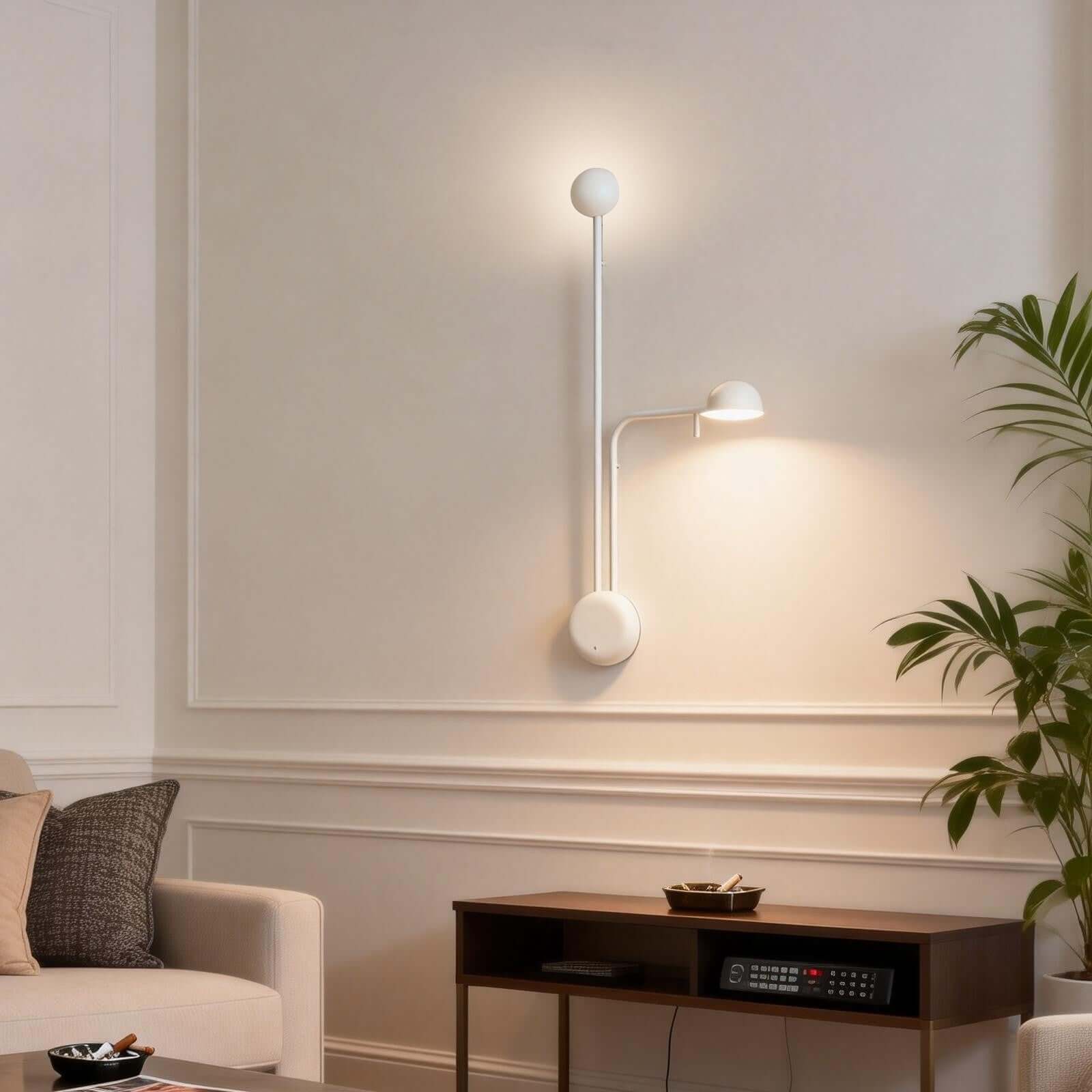 Disc Base Dome Wall Sconce