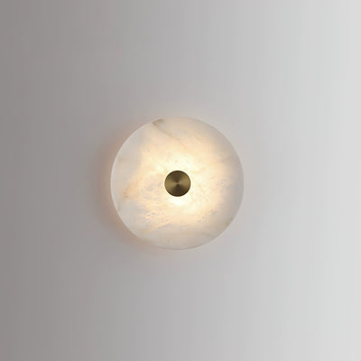 Selina Minimalist Alabaster Ceiling Light