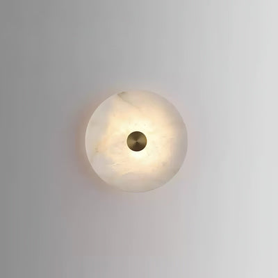 Selina Minimalist Alabaster Ceiling Light