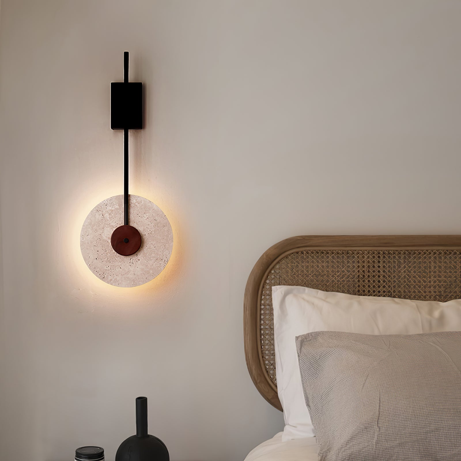 Elysia Travertine Wall Light