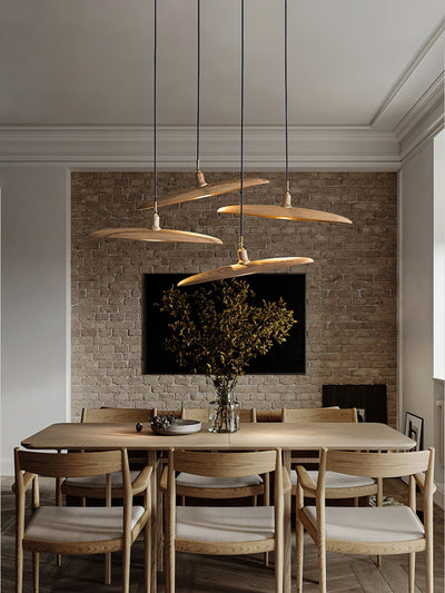 Zelirira Blade Wood Pendant Light