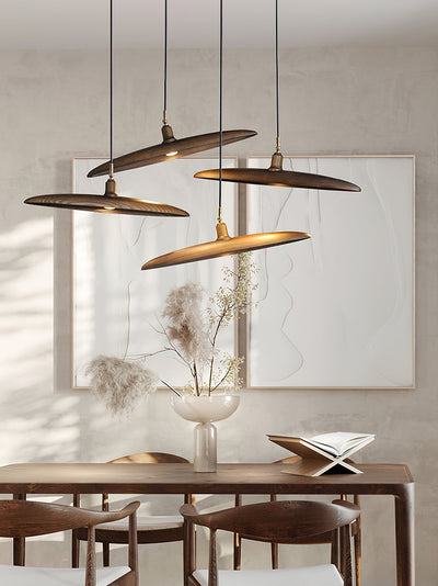 Zelirira Blade Wood Pendant Light
