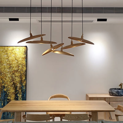 Zelirira Blade Wood Pendant Light