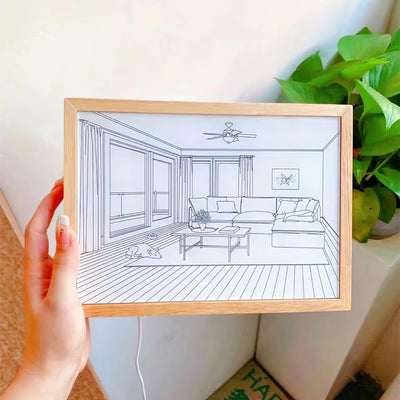 Sunbathing Mural Art Lamp