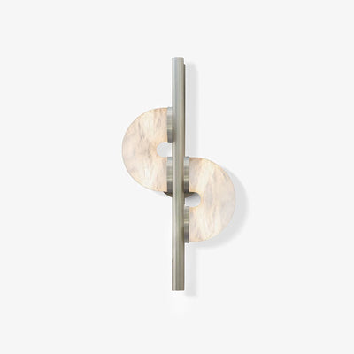 Ythar Dual Disc Alabaster Wall Light