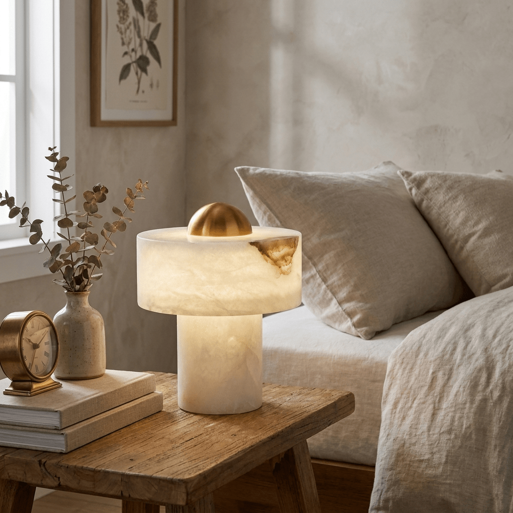 Avenisise Alabaster Table Lamp