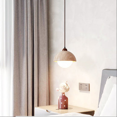 Nolven Travertine Pendant Lamp