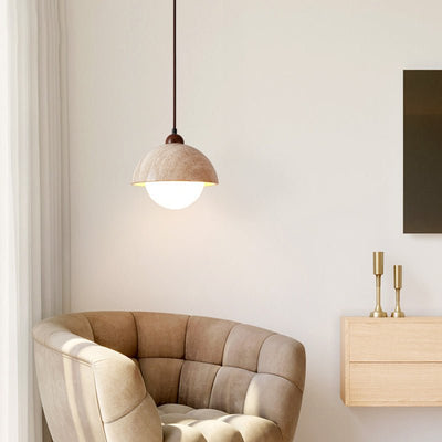 Nolven Travertine Pendant Lamp
