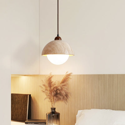 Nolven Travertine Pendant Lamp