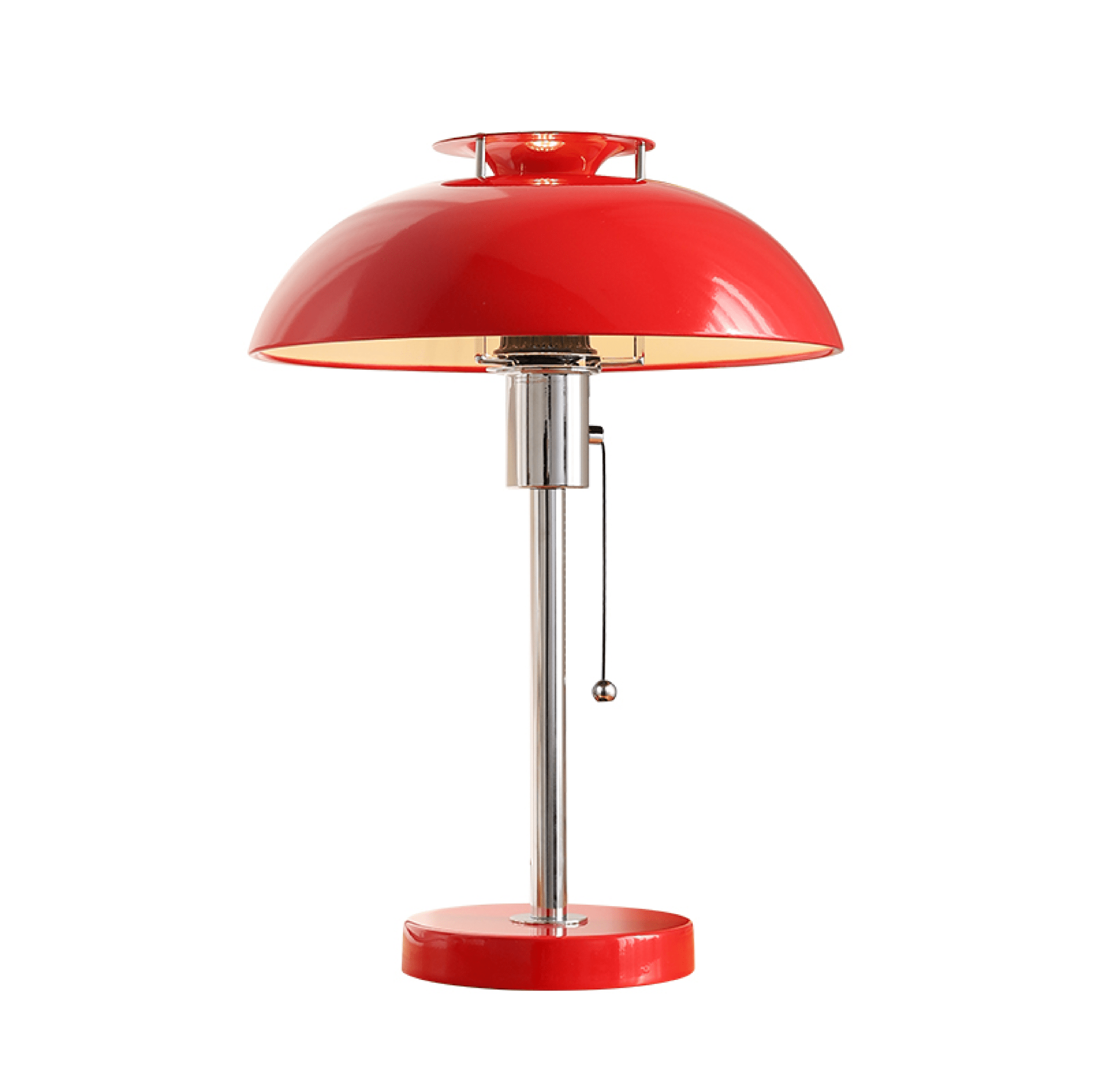 Rouven Chrome Mushroom Table Lamp